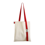 Шоппер Superbag с ремувкой 4sb (неокрашенный с красным), фото 2