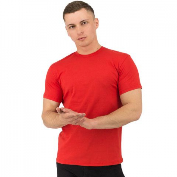 Футболка Star, мужская (красная, 2XL) - купить оптом
