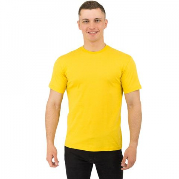 Футболка Star, мужская (желтая, 3XL) - купить оптом