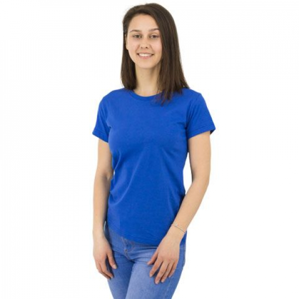 Футболка Star Lady, женская (синяя, 2XL) - купить оптом