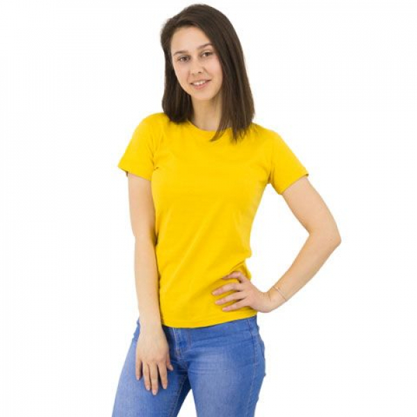 Футболка Star Lady, женская (желтая, 2XL) - купить оптом