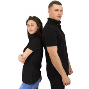 Рубашка поло Rock, мужская (черная, 3XL) - купить оптом