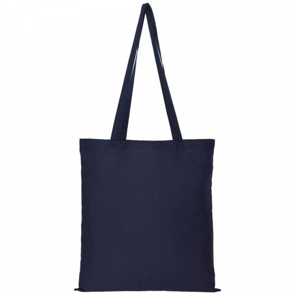 Холщовая сумка Optima 135, темно-синяя - купить оптом