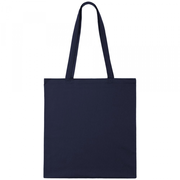 Холщовая сумка Optima 135, темно-синяя - купить оптом