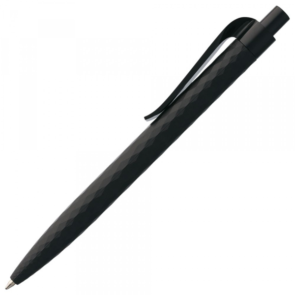 Ручка шариковая Prodir QS01 PRP-P Soft Touch, черная - купить оптом