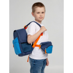 Поясная сумка детская Kiddo, синяя с голубым, фото 4