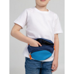 Поясная сумка детская Kiddo, синяя с голубым, фото 5