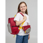 Поясная сумка детская Kiddo, бордовая с серым, фото 6