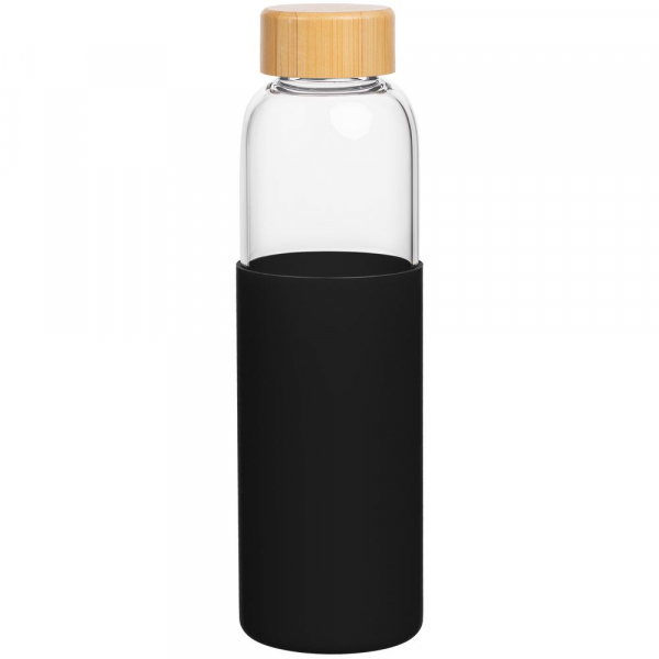 Бутылка для воды Onflow, черная - купить оптом