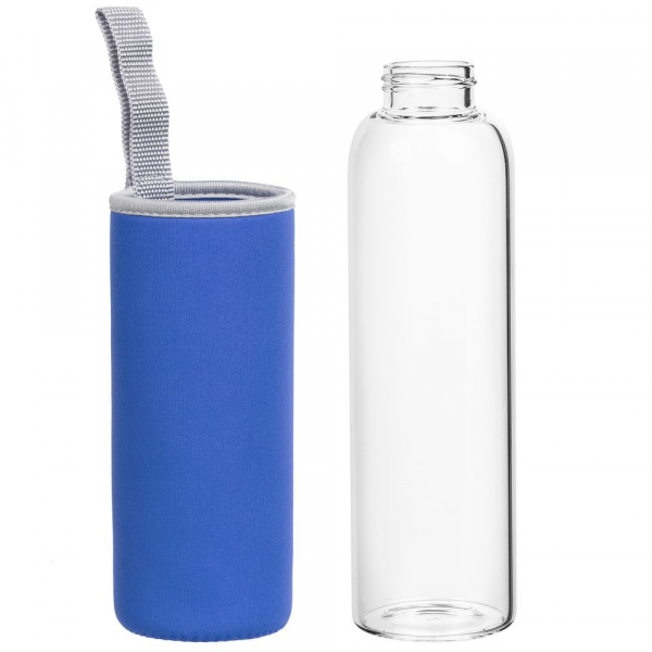 Бутылка для воды Sleeve Ace, синяя - купить оптом