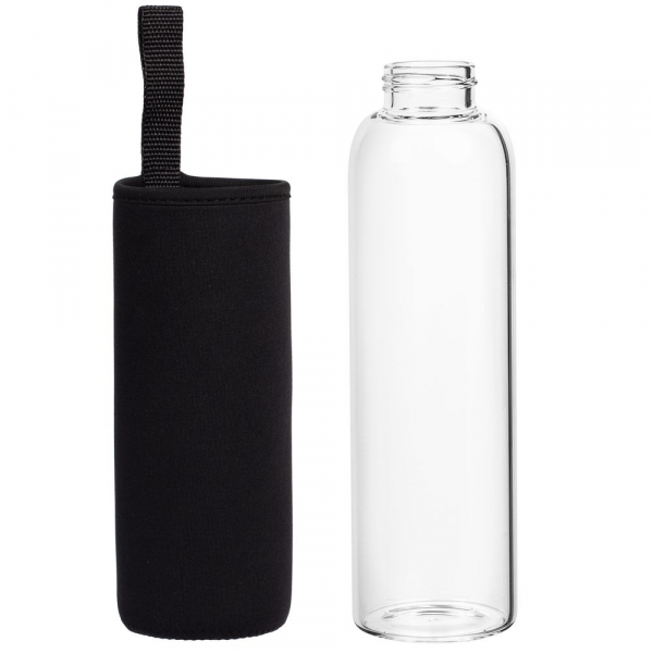 Бутылка для воды Sleeve Ace, черная - купить оптом