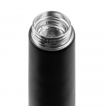Смарт-бутылка с заменяемой батарейкой Long Therm Soft Touch, черная, фото 3