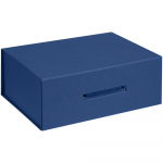 Коробка Silk с ложементом под ежедневник 13x21 см, флешку и ручку, белая - купить оптом