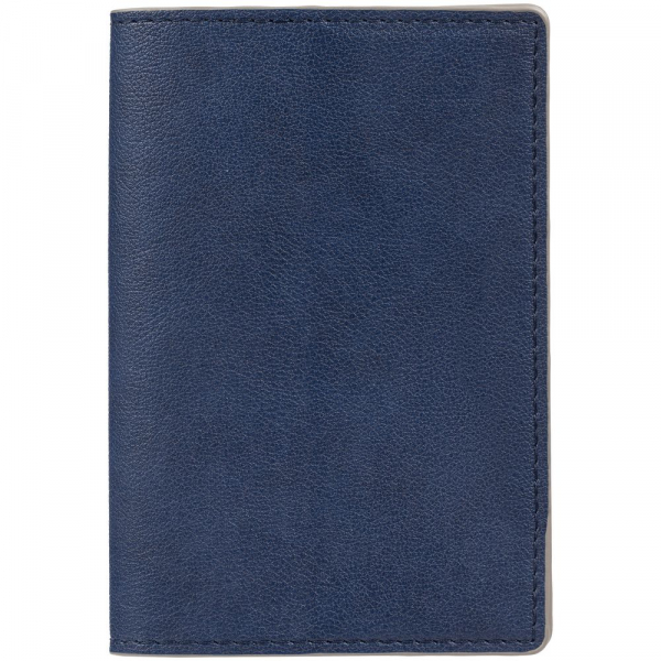 Обложка для паспорта Petrus, синяя - купить оптом
