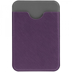Чехол для карты на телефон Devon, фиолетовый с серым - купить оптом