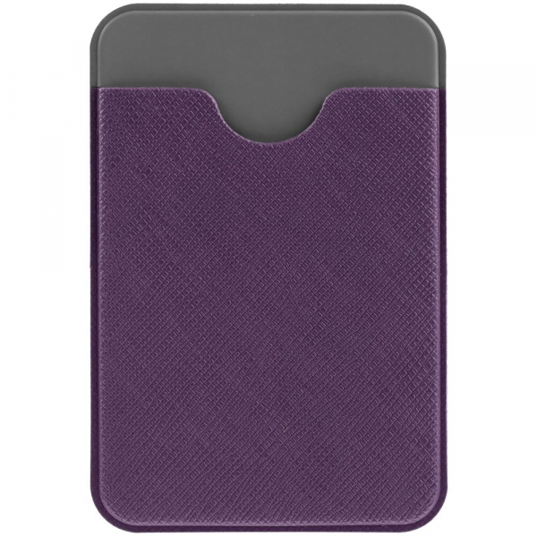 Чехол для карты на телефон Devon, фиолетовый с серым - купить оптом