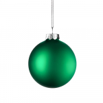 Елочный шар Finery Matt, 8 см, матовый зеленый, фото 1