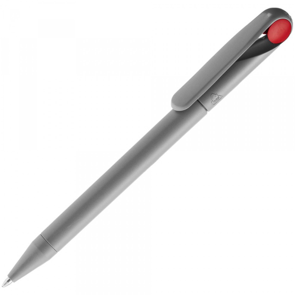 Ручка шариковая Prodir DS1 TMM Dot, серая с красным - купить оптом