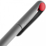 Ручка шариковая Prodir DS1 TMM Dot, серая с красным, фото 5