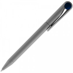 Ручка шариковая Prodir DS1 TMM Dot, серая с синим, фото 2