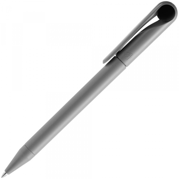 Ручка шариковая Prodir DS1 TMM Dot, серая с черным - купить оптом