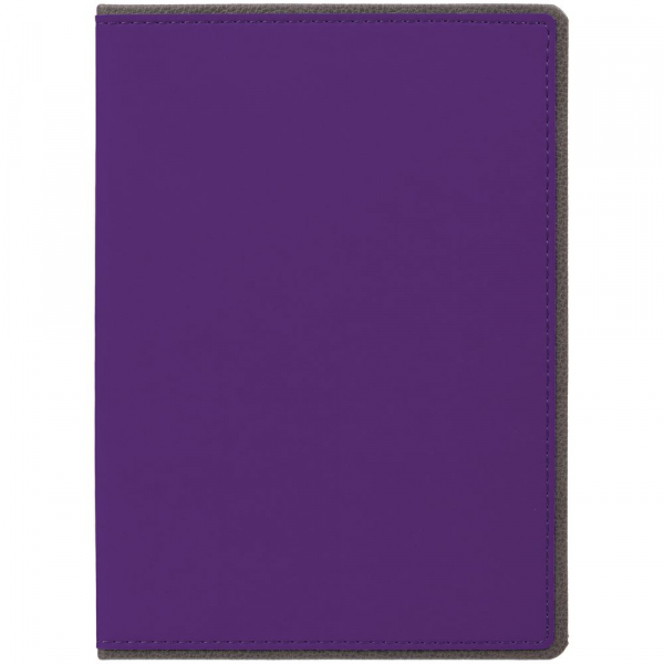 Ежедневник Frame, недатированный, фиолетовый с серым - купить оптом