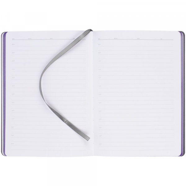 Ежедневник Frame, недатированный, фиолетовый с серым - купить оптом