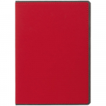 Ежедневник Frame, недатированный, красный с серым, фото 2