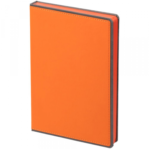 Ежедневник Frame, недатированный, оранжевый с серым - купить оптом