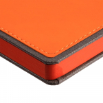 Ежедневник Frame, недатированный, оранжевый с серым, фото 4