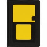 Ежедневник Mobile, недатированный, черно-желтый, фото 1
