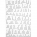 Плед «Танцующий лес», белый с серебром, фото 2