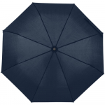 Зонт складной Monsoon, темно-синий, без чехла, фото 1