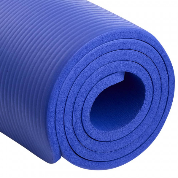 Коврик для йоги и фитнеса Intens, синий - купить оптом