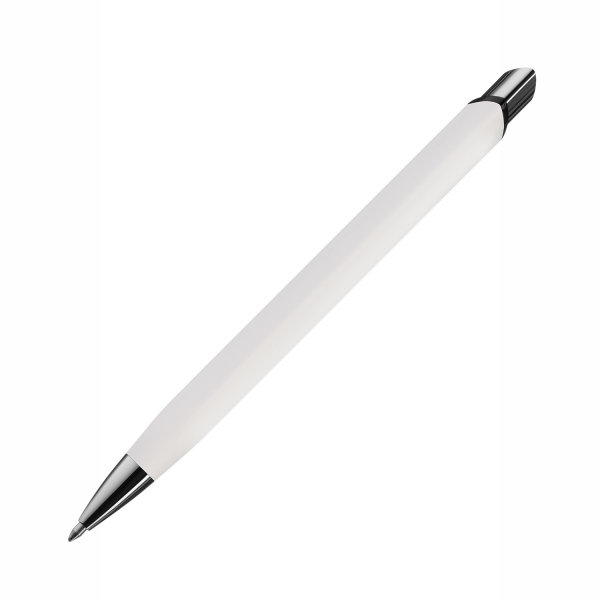 Шариковая ручка Pyramid, белая/глянец - купить оптом