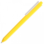 Ручка шариковая Pigra P03 Mat, желтая с белым, фото 2