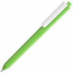 Ручка шариковая Pigra P03 Mat, желтая с белым - купить оптом