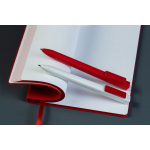 Ручка шариковая Swiper SQ, белая с красным, фото 5