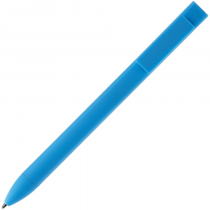 Ручка шариковая Swiper SQ Soft Touch, голубая - купить оптом