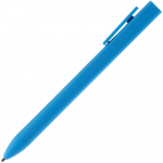 Ручка шариковая Swiper SQ Soft Touch, голубая, фото 2