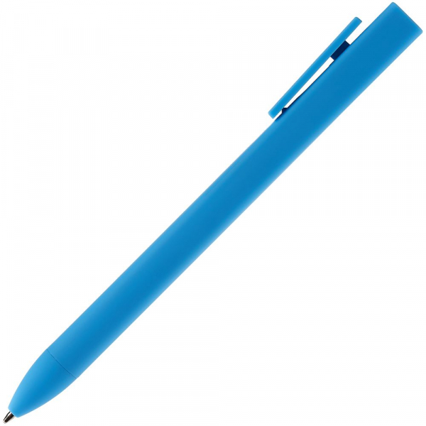 Ручка шариковая Swiper SQ Soft Touch, голубая - купить оптом