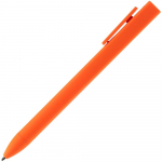Ручка шариковая Swiper SQ Soft Touch, оранжевая, фото 2