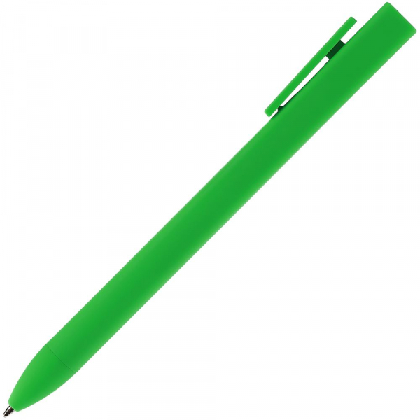 Ручка шариковая Swiper SQ Soft Touch, зеленая - купить оптом