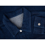 Куртка джинсовая O1, темно-синяя, фото 7
