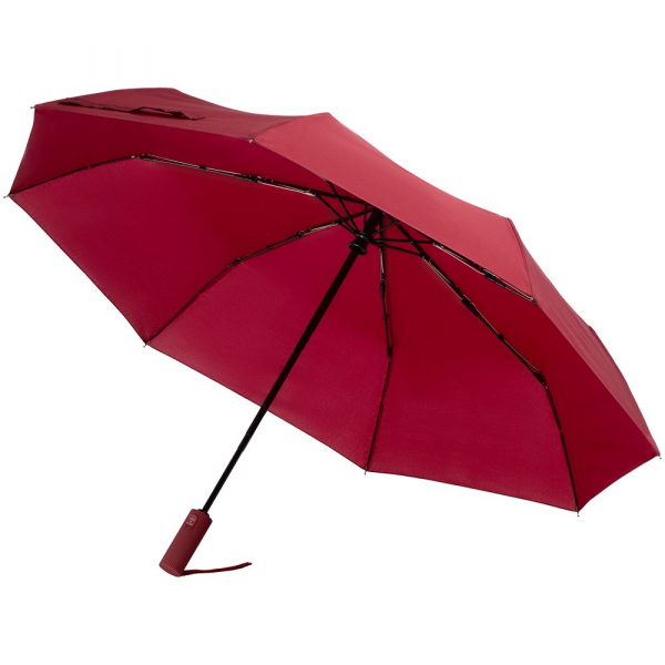 Зонт складной Ribbo, красный - купить оптом