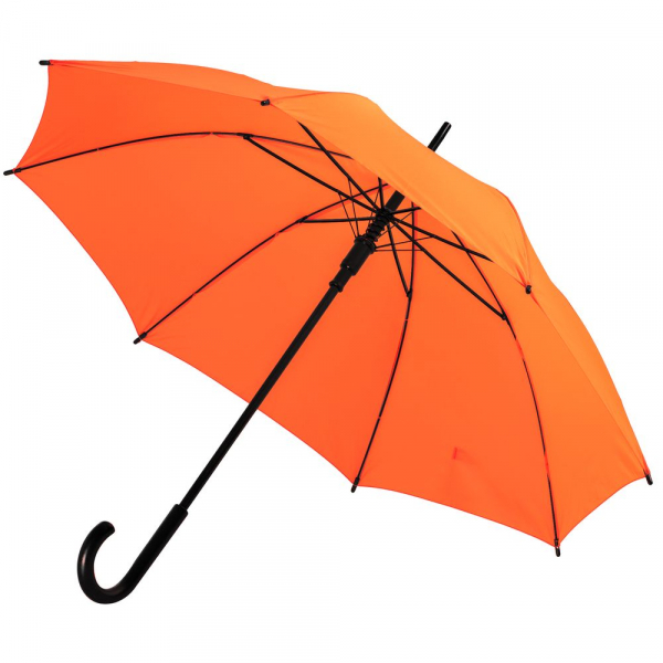 Зонт-трость Standard, оранжевый неон - купить оптом