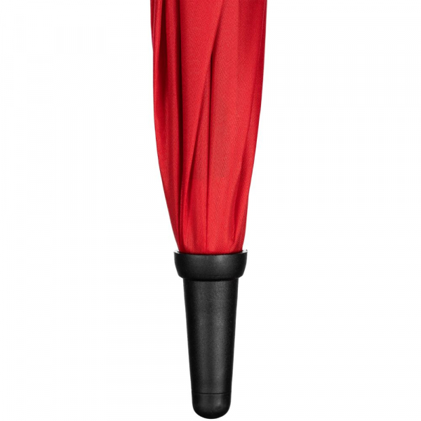Зонт-трость Undercolor с цветными спицами, красный - купить оптом