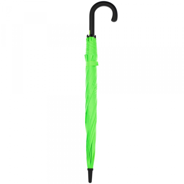 Зонт-трость Undercolor с цветными спицами, зеленое яблоко - купить оптом