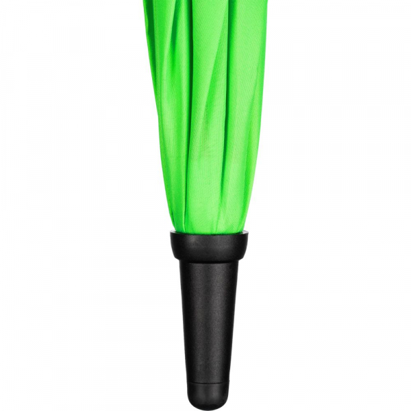Зонт-трость Undercolor с цветными спицами, зеленое яблоко - купить оптом