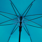 Зонт-трость Undercolor с цветными спицами, бирюзовый, фото 2